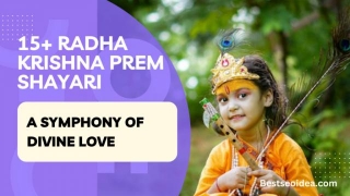 15+ Radha Krishna Prem Shayari: A Symphony Of Divine Love