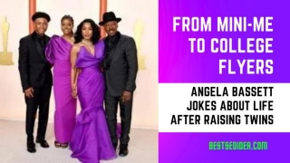 From Mini-Me To College Flyers: Angela Bassett Jokes About Life After Raising Twins