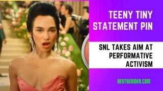 Teeny Tiny Statement Pins: SNL Takes Aim At Performative Activism