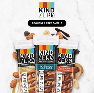 Free Sample Of KIND Snacks ZEROg Added Sugar Bar
