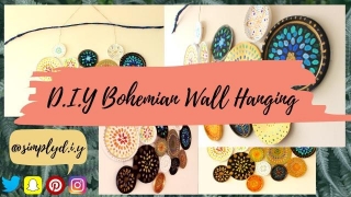 D.I.Y Bohemian Wall Hanging | Room Decor, Do It Yourself | Simply D.I.Y