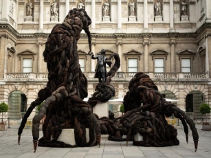 In The Royal Academy Courtyard, ‘The Meddling Fiend’ By Nicola Turner Connects The Living With The Past