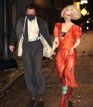 Christian Bale And Jessie Buckley Spotted In Monster Costumes On Maggie Gyllenhaal’s ‘The Bride!’ Set In NYC