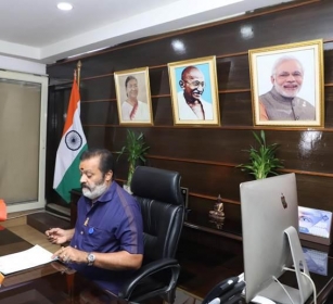Suresh Gopi Takes Charge As Minister Of State For Ministry Of Petroleum And Natural Gas