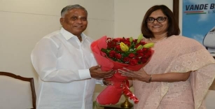 V. Somanna, Union Minister Of State For Railways And Jal Shakti, Assumes Office