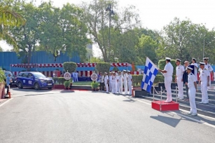 Sindhu Shikhar Car Rally From Delhi To Leh Flagged Off By VAdm Sanjay Bhalla, Chief Of Personnel