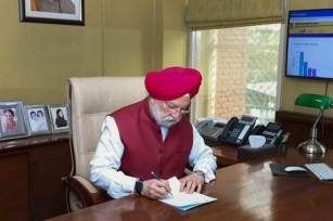 Hardeep Singh Puri Takes Charge As Minister Of Petroleum And Natural Gas