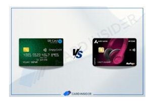 SBI SimplyCLICK Credit Card Vs Axis My Zone Credit Card
