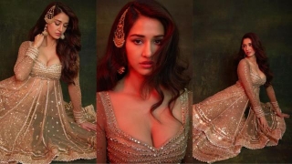 Sexy! Disha Patani Oozes Oomph In A Shimmery Blouse