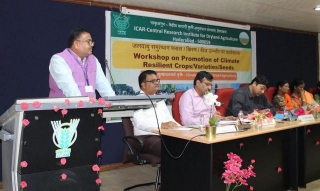 Workshop On Promotion Of Climate Resilient Crops/Varieties/Seeds (Climate Resilient/Smart Agriculture) Held At ICAR-CRIDA