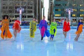 LEANNE MARSHALL Fall 2024 : The Runway Meets The Ice In Bryant Park