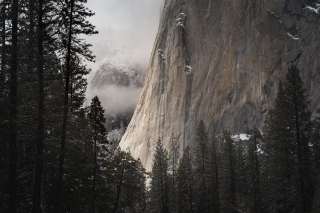 The Evil Spirit Po-ho-no Of Bridal Veil Falls In Yosemite National Park