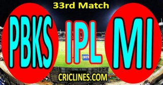 Today Match Prediction-PBKS Vs MI-IPL Match Today 2024-33rd Match-Venue Details-Dream11-Toss Update-Who Will Win