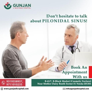Discover Comprehensive Care For Pilonidal Sinus At Gunjan Hospital.