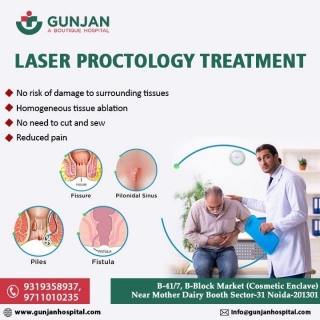 Experience Precision And Comfort With Cutting-edge Laser Proctology Treatment At Gunjan Hospital.