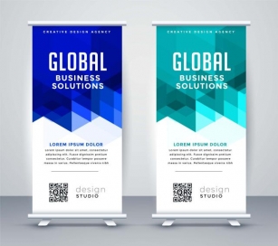 Tips For Modern Business Roll Up Banner Or Standee Design