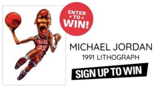 Win A Michael Jordan 1991 Lithograph