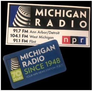 Free Michigan Radio Bumper Sticker And Window Cling