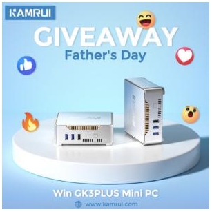Win A KAMRUI GK3PLUS Mini PC And Amazon EGift Card!