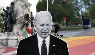 Biden’s Amerika! Defacing A Pride Mural Is A Felony, But Defacing National Monuments Is #FreeSpeech