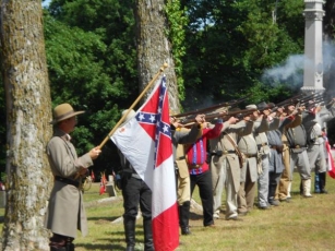 Annual Memorial Ceremonies Held At The Fayetteville Confederate Cemetery (AR)