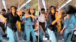 Delhi Metro: ఢిల్లీ మెట్రోలో రెచ్చిపోయిన అమ్మాయిలు.. వీడియో వైరల్‌!