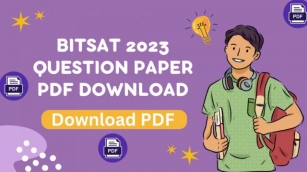 BITSAT 2023 Paper Download PDF