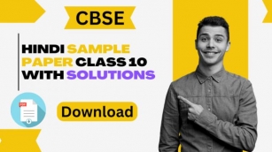 Hindi Sample Paper Class 10 With Solutions