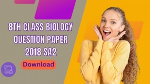 8th Class Biology Question Paper 2018 SA2