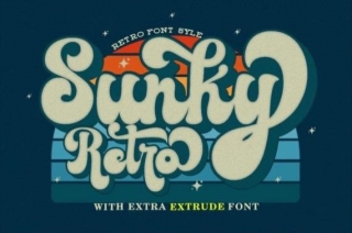 Sunky Retro Font