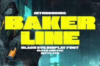 Bakerline Font