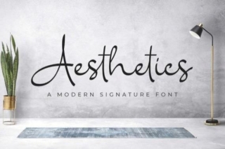 Aesthetics Font
