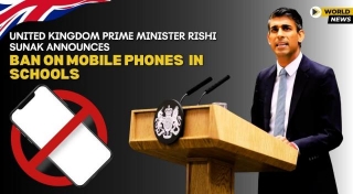 United Kingdom Prime Minister Rishi Sunak Announces Ban On Mobile Phones In Schools