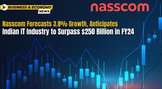 Nasscom Forecasts 3.8% Growth Anticipates Indian IT Industry To Surpass $250 Billion In FY24