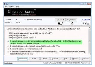 Sim-Ex CCST CyberSecurity Practice Tests By Simulationexams.com