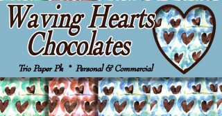 Brown Hearts Background For Your Crafting Needs