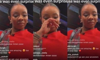 Serwaa Amihere Almost Cries While Reading Harsh Comments From Ghanaians On TikTok (Video)