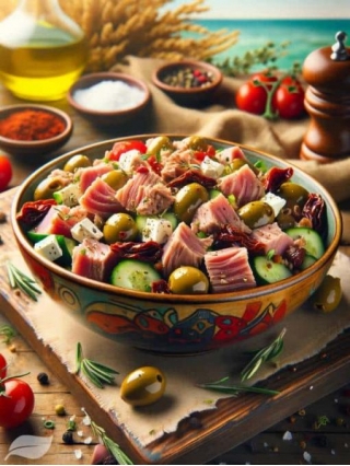 Mediterranean Tuna Olive Salad: Fresh And Flavorful