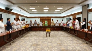 NDA Leaders Unite With Modi In Crucial Meeting Following Lok Sabha Dissolution