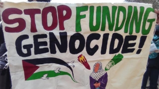 Students Walk Out At University Of Victoria Demanding Divestment From Palestinian Genocide