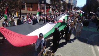 Victoria Rallies For Palestine Ahead Of Ceasefire Vote