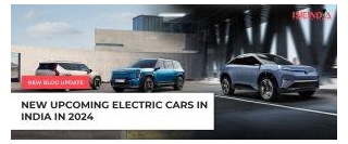 New Upcoming Electric Cars In India In 2024
