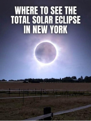 WHERE Can You See The Total Solar Eclipse In New York