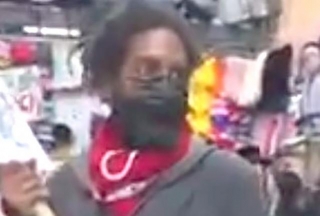 Anti-Israel Protester Hits Woman In Face With Sign Near Times Square