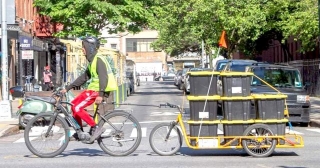 Future Of Fast Package Delivery Is By Pedaling?