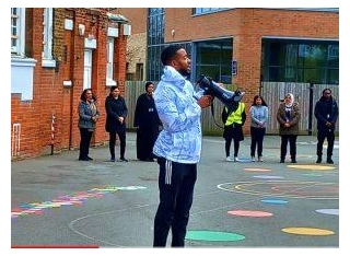 Team GB Star Visits School In Harrow To Open Daily Mile Track
