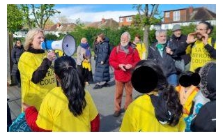 Parents Hold Second Protest Outside Wembley School Amid Calls For Government To Intervene With Academisation Order