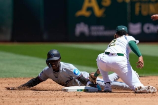 Athletics Fall Behind Early, See Six-game Win Streak Snapped Against Marlins