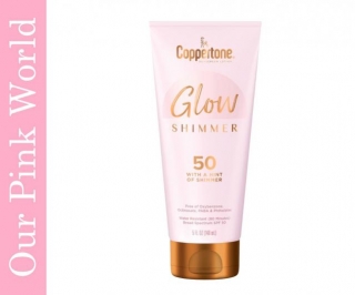 Coppertone Glow With Shimmer Sunscreen Lotion SPF 50.