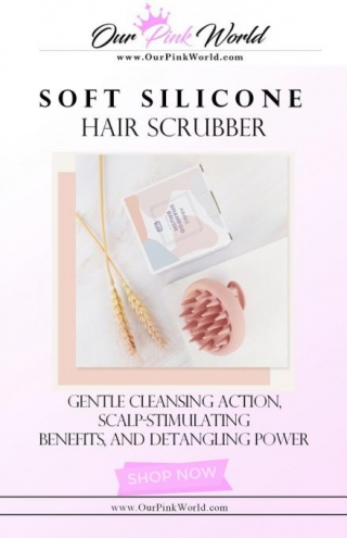 The Soft Silicone Hair Scrubber - Hair Care Regimen.